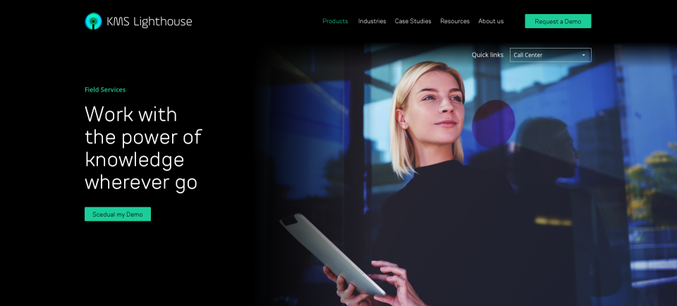 screenshot of KMS Lighthouse